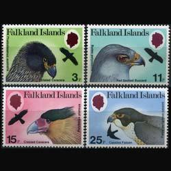 FALKLAND IS. 1980 - Scott# 306-9 Falcons Set of 4 NH