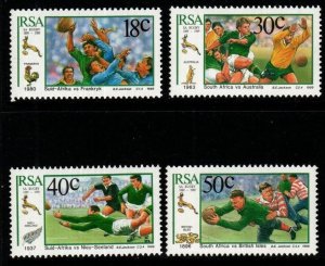 SOUTH AFRICA SG685/8 1989 CENTENARY OF SOUTH AFRICAN RUGBY BOARD MNH