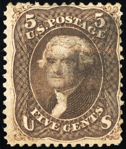 US Stamps # 95 Used F-VF Deep Color Neat Cancel Scott Value $900.00