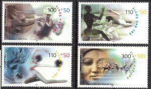 Germany 2000 Sport and Peace Fair Play Competitive Beauty Set of 4 MNH