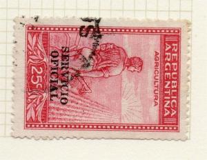 Argentina 1938 Early Official Optd Issue Fine Used 25c. 188335