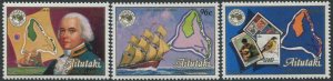 Aitutaki 1984 SG504-506 Ausipex set MNH