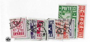 Italy Rhodes Sc #J1-J9  postage due set used FVF