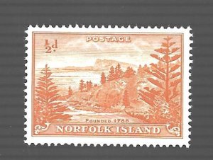 Norfolk Island 1947 - MNH - Scott #1 *