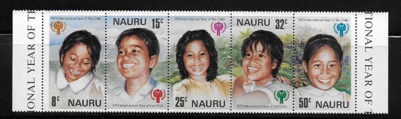 Nauru 1979 Year of the Child strip MNH