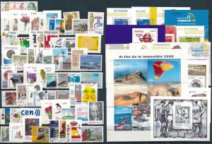 Spain Complete Yearset 2006 MNH Luxe