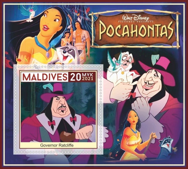 Stamps. Cartoons. Disney.   2021 year 6 sheets perforated MNH**