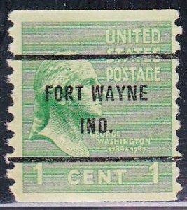 Precancel - Fort Wayne, IN PSS 839-61 - Bureau Issue