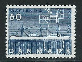 Denmark 403 1962 Ship single MNH