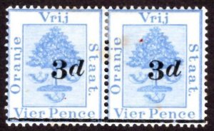 Orange River #24 Pair Mint *Minor Fault* ~jm-3390