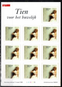 Netherlands Scott # 990, mint nh, sheet of 10