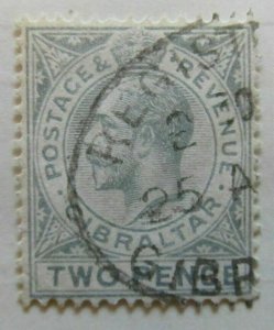 A8P15F52 Gibraltar 1912-24 WMK Mult Crown CA 2d Used-