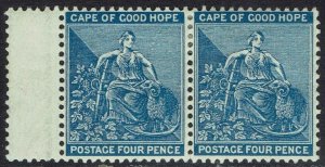 CAPE OF GOOD HOPE 1884 HOPE SEATED 4D PAIR WMK ANCHOR