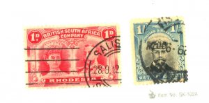 RHODESIA 102 130 USED FVF Cat $27