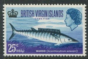 Virgin Is.- Scott 188 - Game Fishing -1968 - MNH - Single 25c Stamp