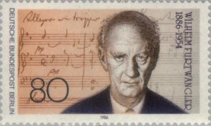 Germany Berlin 1986 MNH Stamps Scott 9N507 Music Composer Conductor