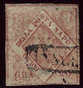 Italian Naples SC#6 Used F-VF SCV$750.00....Worth a Close Look!