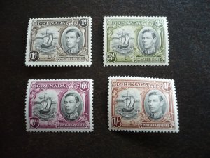 Stamps - Grenada - Scott# 133, 137-139 - Mint Hinged Part Set of 4 Stamps