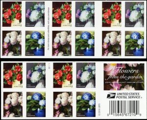 Flower forever stamps random style, 5 sheets of 100 pcs.20 types available