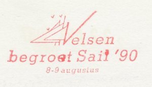 Meter cut Netherlands 1990 Sail 90 - Dutch maritime event - Tall ships