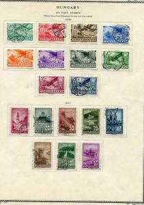 Hungary Accumulation  1936-1966 MH/Used On 13 Pages Cv 468 Euro