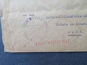 Germany 1942 Stalag IA POW Cover to Switzerland - Z8084