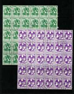 Caribbean 1983 Blocks Flowers Used(120 Stamps) (Top 483