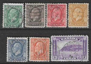 Canada 195-201 Used Complete 21SC: $15.25