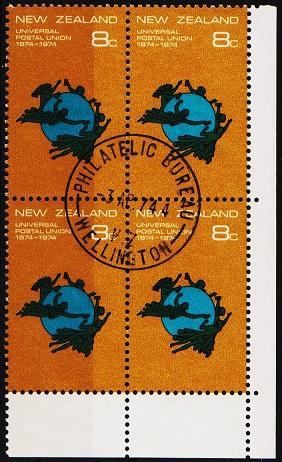New Zealand. 1974 8c(Block of 4) S.G.1049 Fine Used
