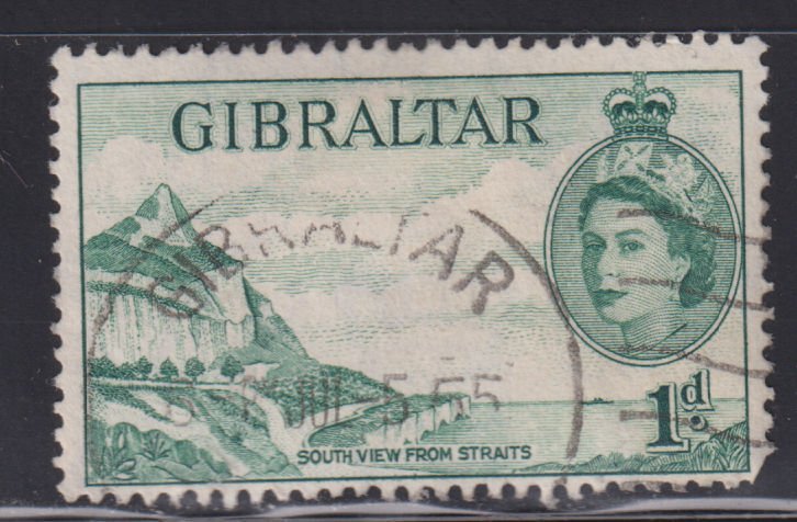 Gibraltar 133 South View From The Straits 1953