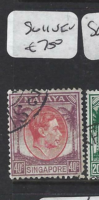 SINGAPORE    (P0906B)  KGVI  40C   SG. 11   VFU