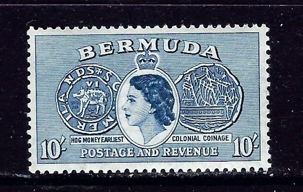 Bermuda 161 MH 1953 issue