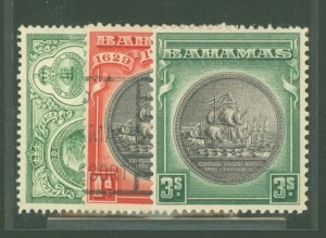 Bahamas #65/85/91 Unused