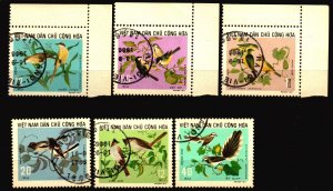 Vietnam Scott 436 - 441 used - This lot has 5 of the 6 stamps in the set.