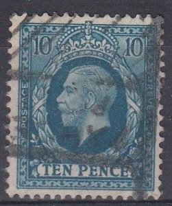 Great Britain Scott 219 Faulty -  1934-6 King George V Issue