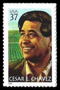 PCBstamps     US #3781 37c Cesar E. Chavez, MNH, (7)