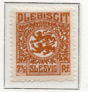 North Schleswig 1920 Early Issue Fine Mint Hinged 7.5pf. NW-140629