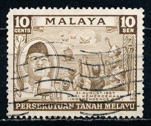 Malaya Federation #84 Single Used