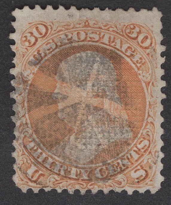 SC #100 F/VF Used. Cork cancellation. SC: $950