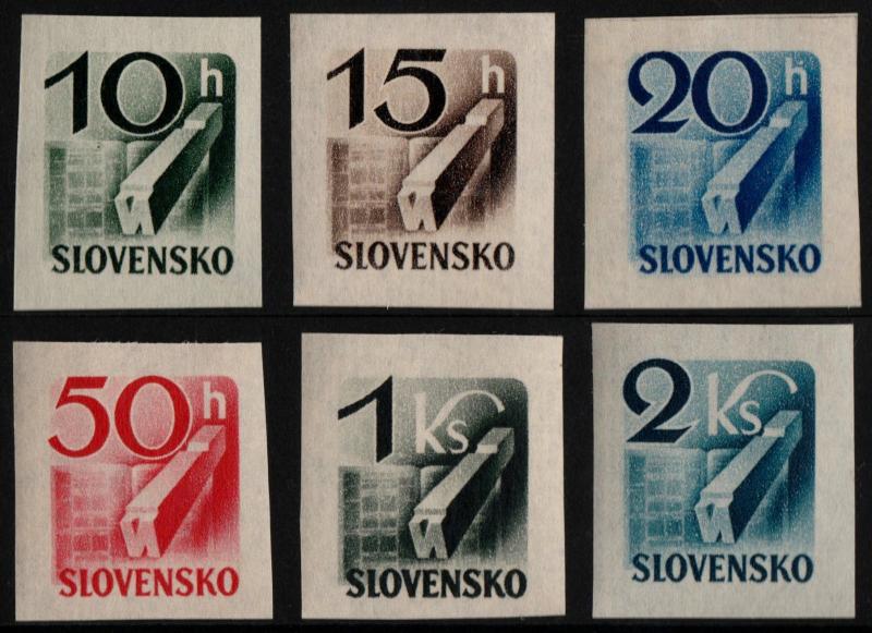 ✔️ SLOVAKIA 1943 - NEWSPAPERS - SC. P31/P36 MNH OG [SK115]