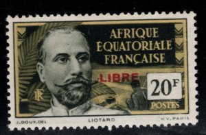 French Equatorial Africa Scott 124 MH* stamp