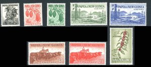 Papua New Guinea 139 - 146 Complete Stamp Set Mint Hinged