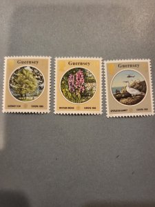 Stamps Guernsey Scott #331-3 nh