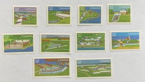 CANADA 1983 #983-992 Canadian Forts (Complete set of 10) - MNH