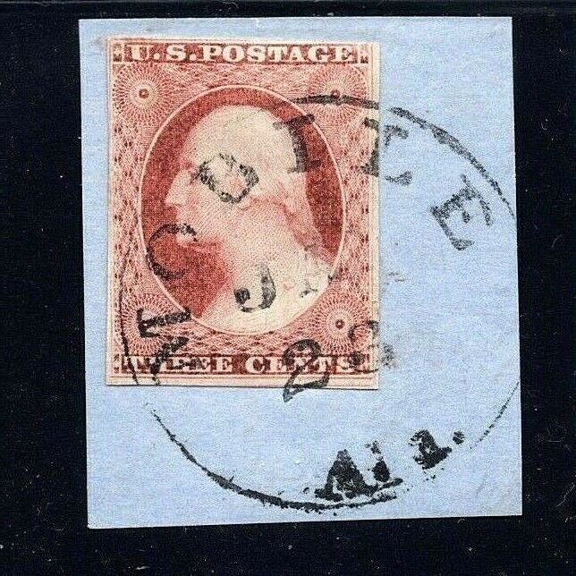 [S6] MOBILE, Ala.Circular Date Stamp [CDS] on US Civil War Era Piece