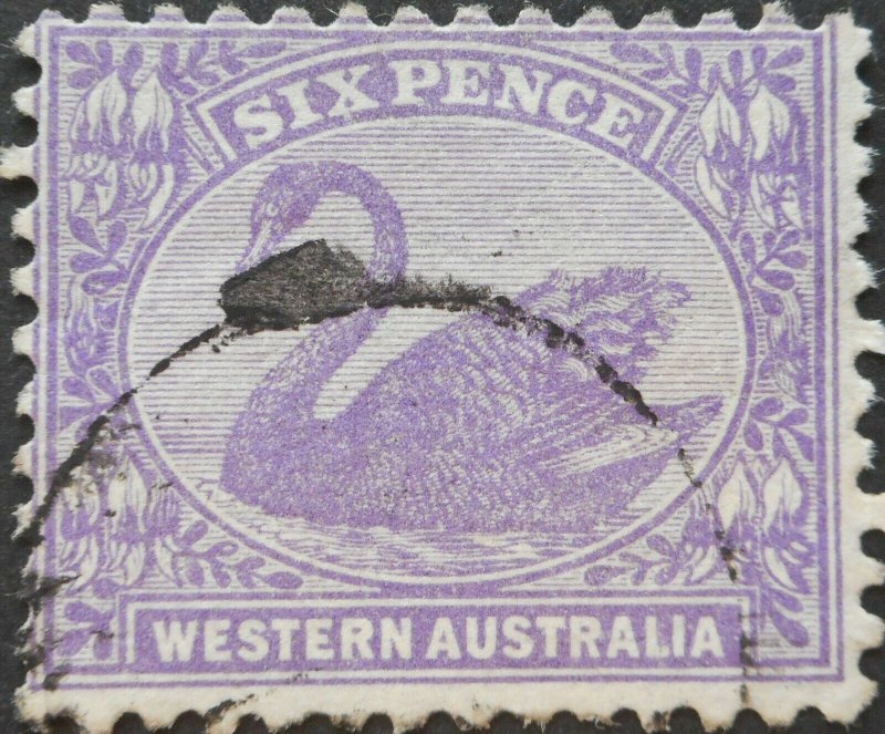 Western Australia 1912 Six Pence SG 168 used