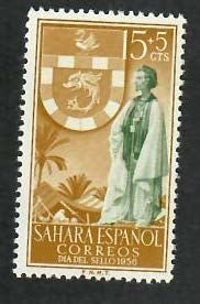 Spanish Sahara; Scott B40; 1956; Unused;  NH