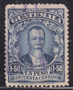 Guatemala 224 President Justo Rufino Barrios 1926