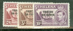 AB: Tristan da Cunha 1-12 mint CV $85; scan shows only a few