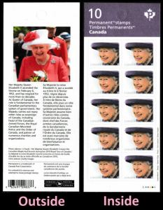 Canada 3137a Queen Elizabeth II P booklet 10 MNH 2019